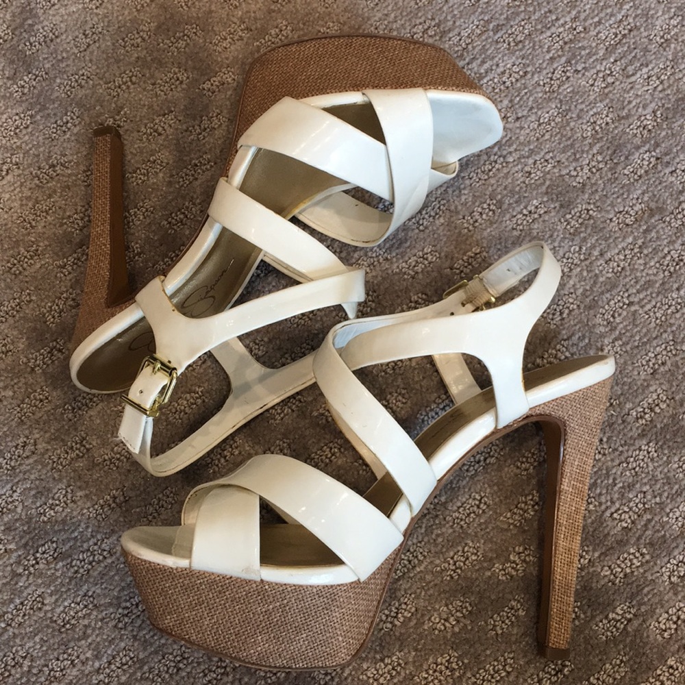 Jessica Simpson high heels sandals